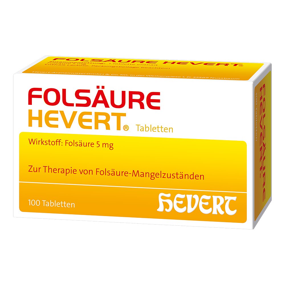 FOLSÄURE HEVERT Tabletten