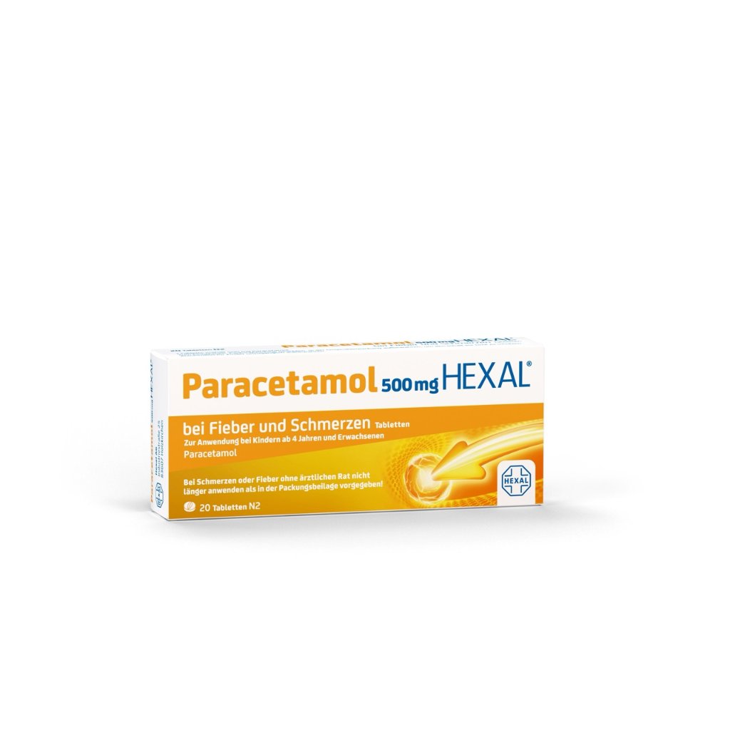 PARACETAMOL 500 mg HEXAL b.Fieber u.Schmerzen Tab.