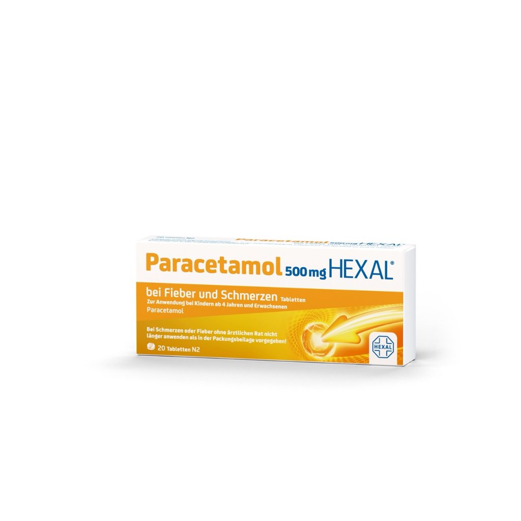 PARACETAMOL 500 mg HEXAL b.Fieber u.Schmerzen Tab.