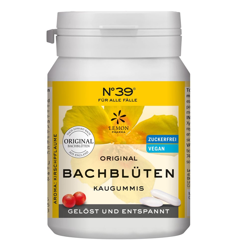 BACHBLÜTEN Kaugummi 60 g No. 39 FÜR ALLE FÄLLE