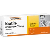BIOTIN-RATIOPHARM 5 mg Tabletten
