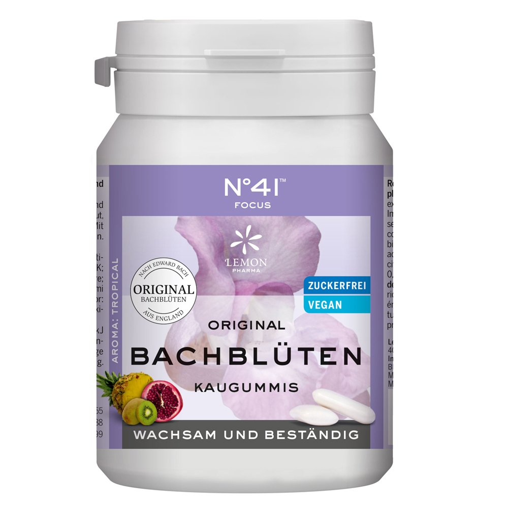 BACHBLÜTEN Kaugummi 60 g No. 41 FOCUS