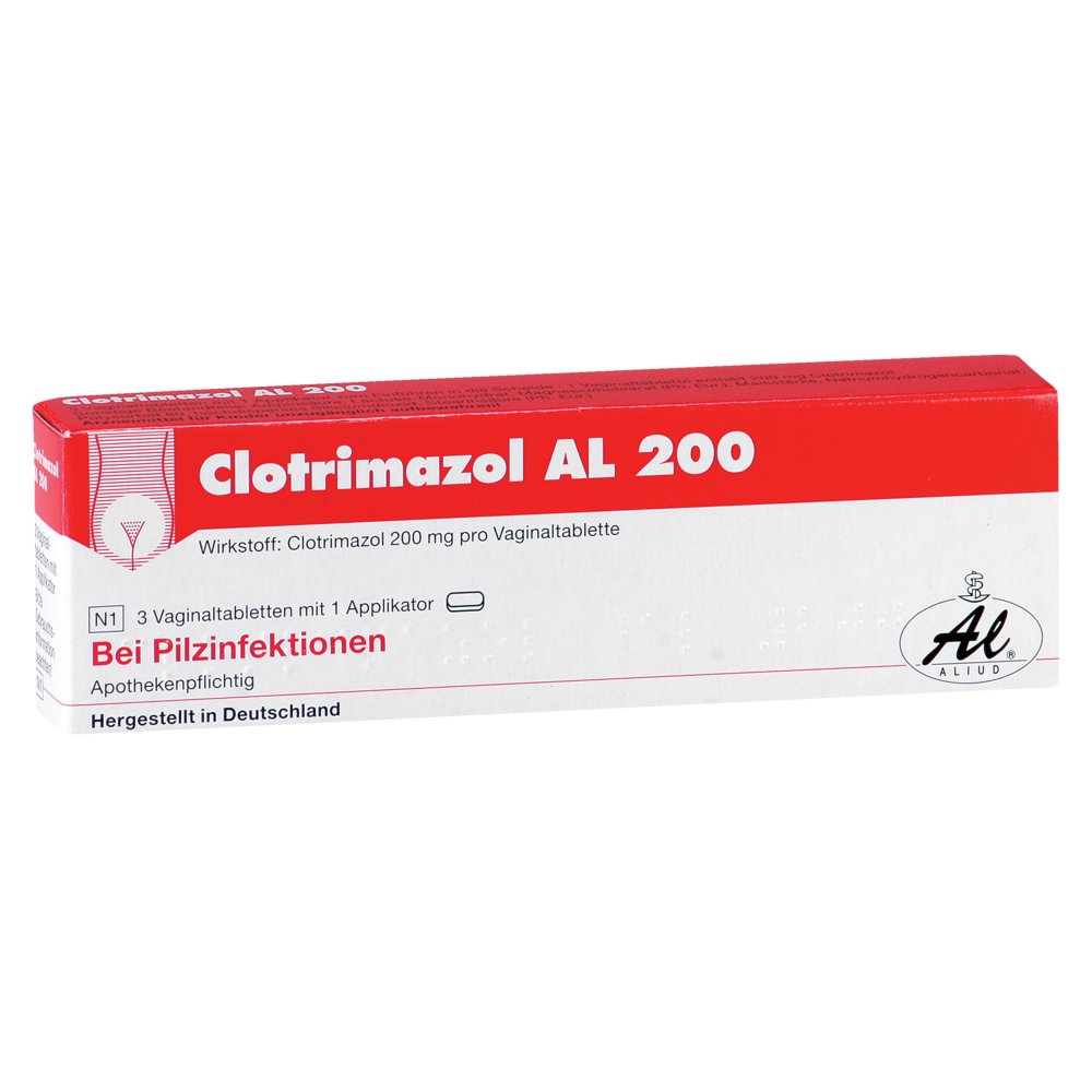 CLOTRIMAZOL AL 200 Vaginaltabletten