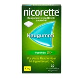 nicorette® Kaugummi freshmint mit 4 mg Nikotin zur Raucherentwöhnung