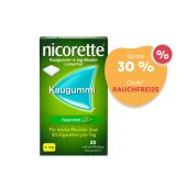 nicorette® Kaugummi freshmint mit 4 mg Nikotin zur Raucherentwöhnung