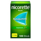 nicorette® Kaugummi freshmint, 4 mg Nikotin, 105 Stück