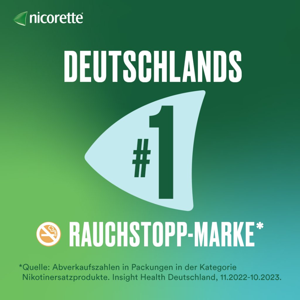 nicorette® Kaugummi freshmint, 4 mg Nikotin, 105 Stück