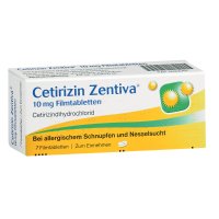 CETIRIZIN Zentiva 10 mg Filmtabletten