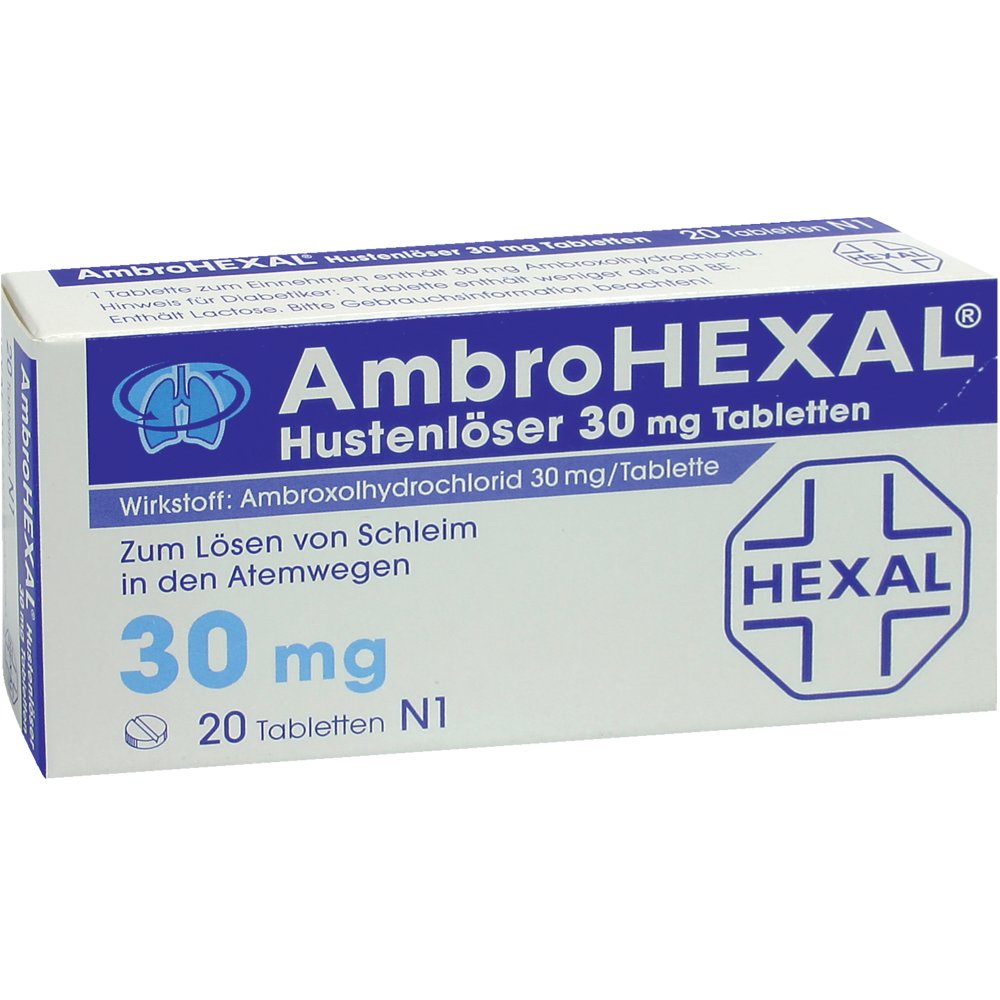 AMBROHEXAL Hustenlöser 30 mg Tabletten