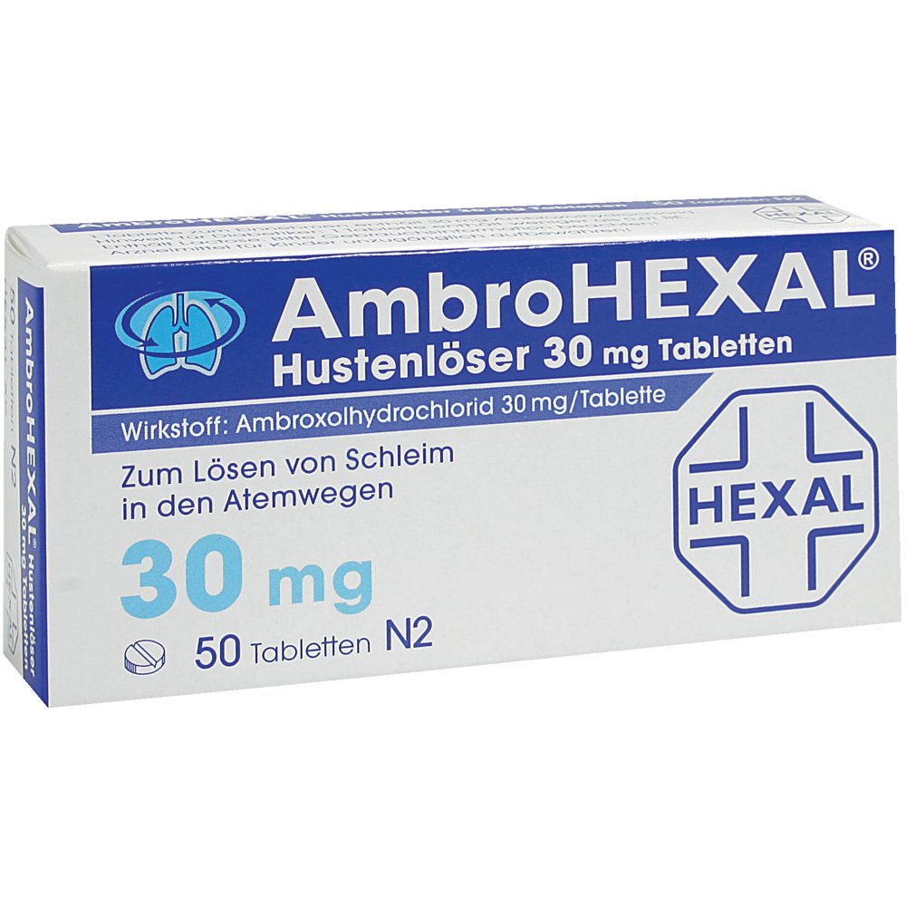 AMBROHEXAL Hustenlöser 30 mg Tabletten