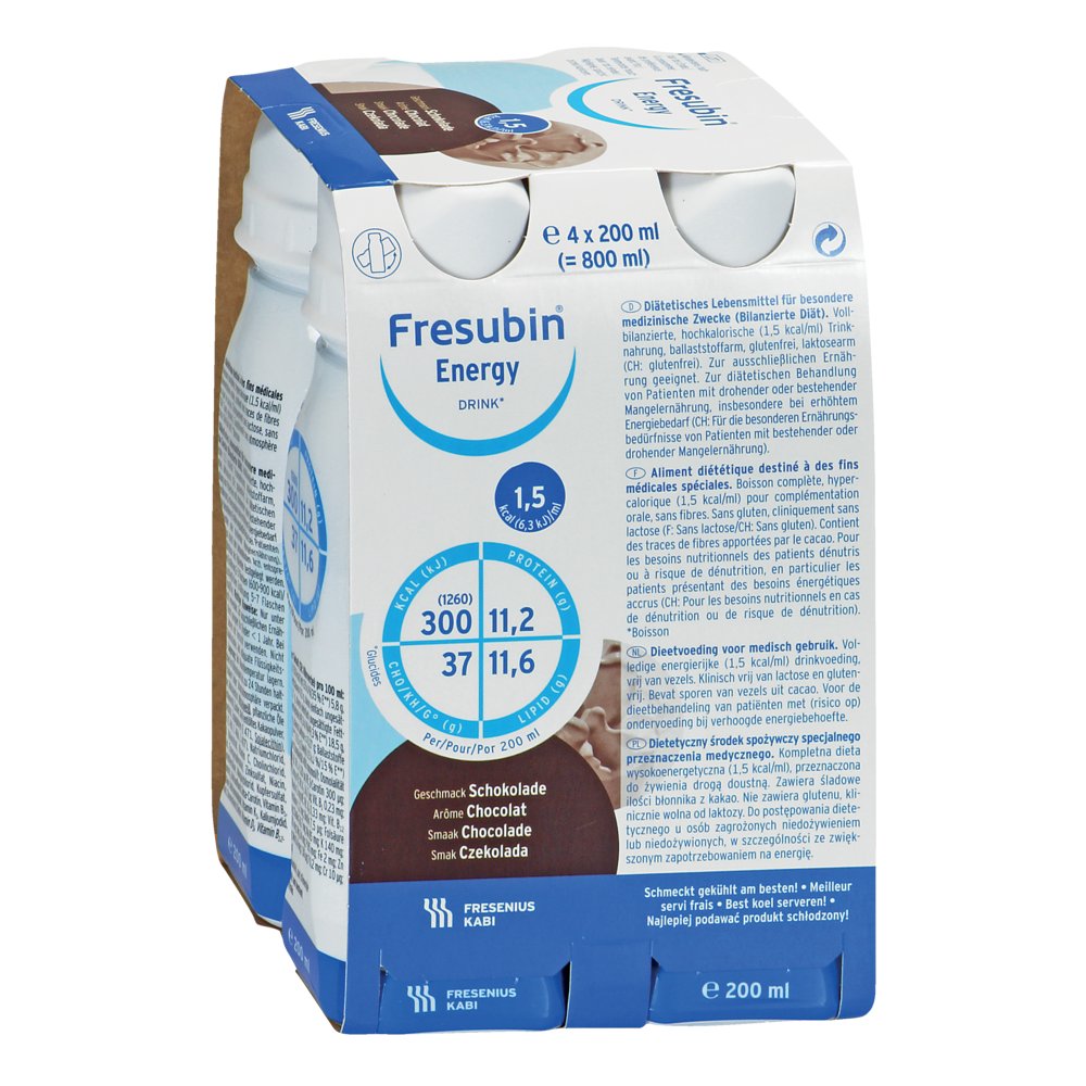 FRESUBIN ENERGY DRINK Schokolade Trinkflasche