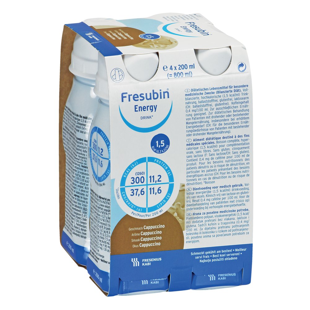 FRESUBIN ENERGY DRINK Cappuccino Trinkflasche