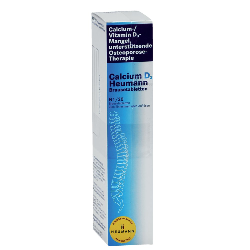 CALCIUM D3 Heumann Brausetabletten 600 mg/400 I.E.