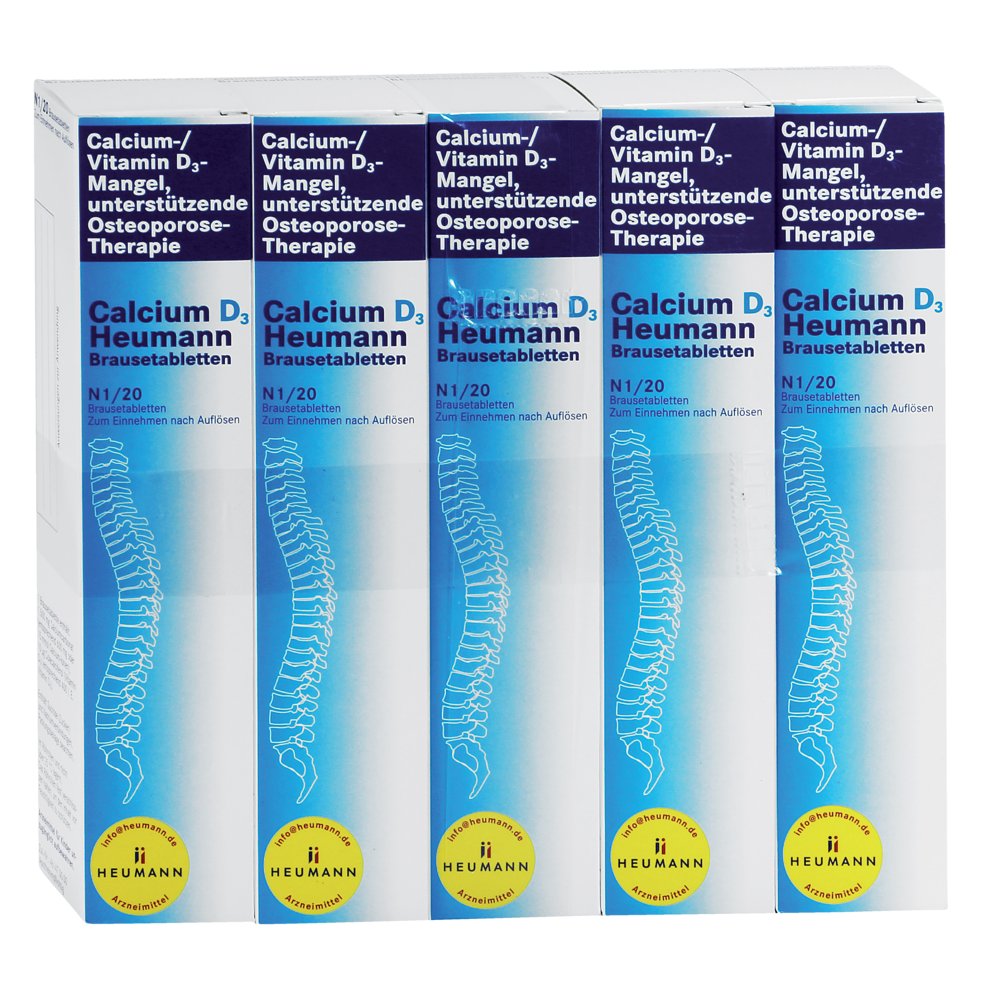 CALCIUM D3 Heumann Brausetabletten 600 mg/400 I.E.
