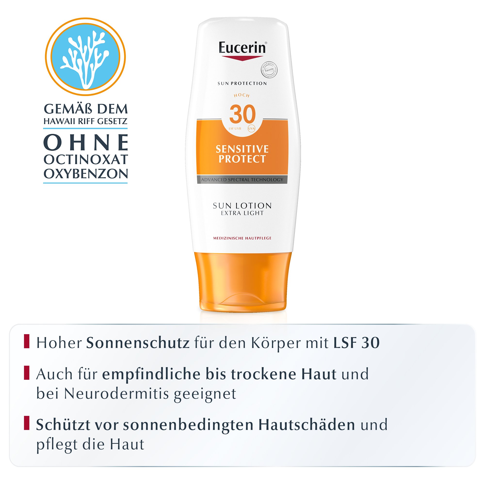 EUCERIN Sun Lotion extra leicht LSF 30