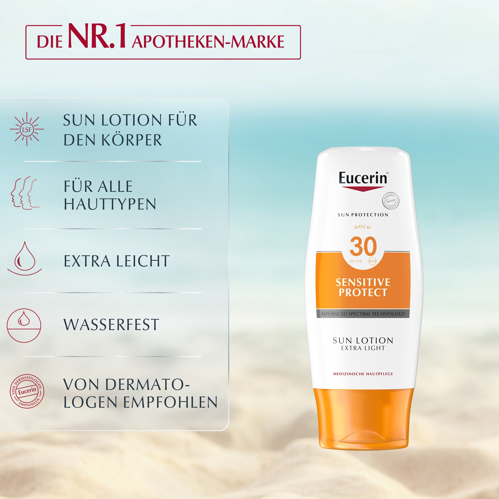 EUCERIN Sun Lotion extra leicht LSF 30