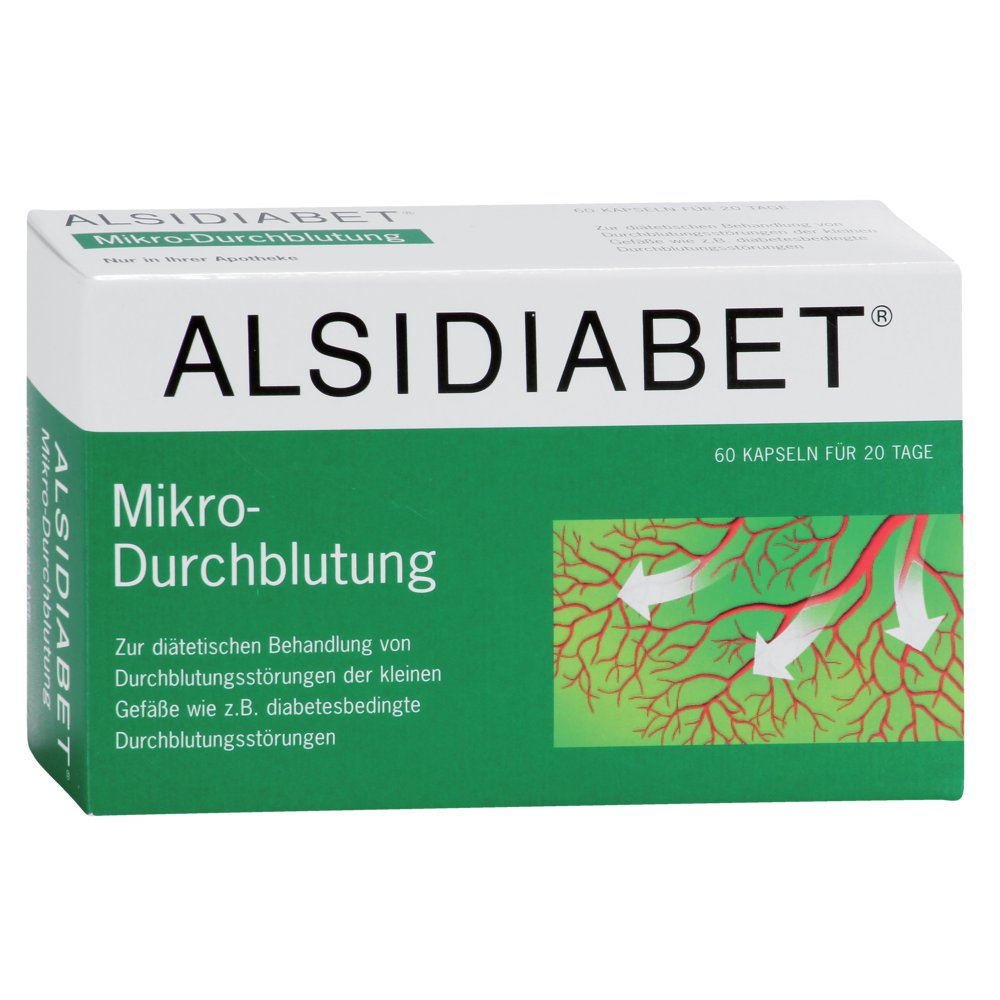 ALSIDIABET Diabetiker Mikro Durchblutung Kapseln