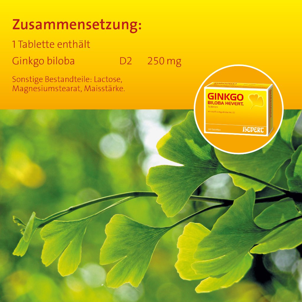 Ginkgo biloba Hevert Tabletten