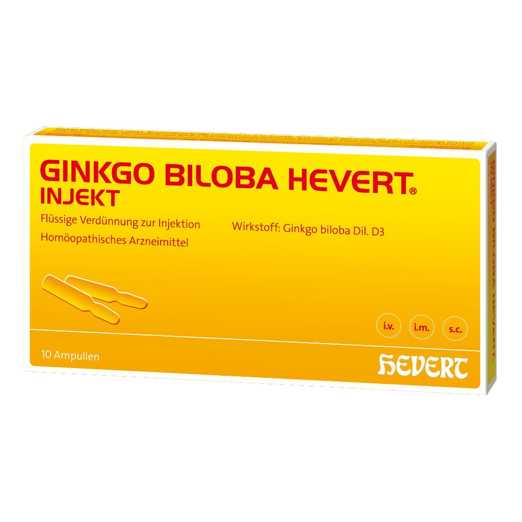 GINKGO BILOBA HEVERT Injekt Ampullen