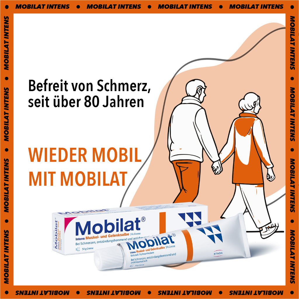 MOBILAT Intens Muskel- und Gelenksalbe 3% Creme