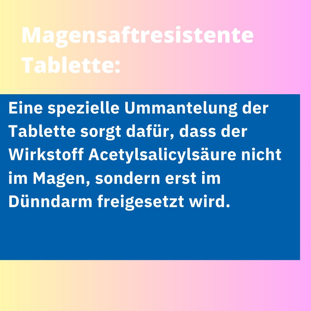 ASS TAD 100 mg protect magensaftres.Filmtabletten