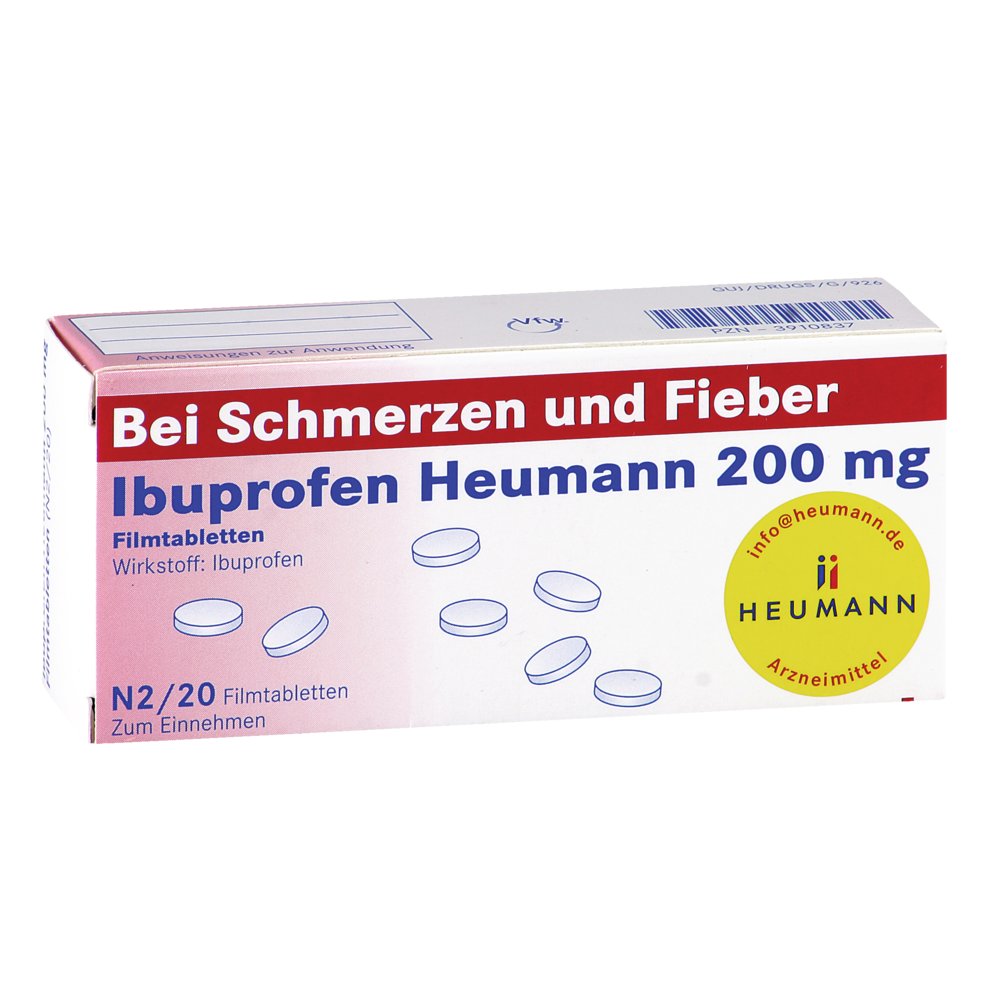 IBUPROFEN Heumann 200 mg Filmtabletten