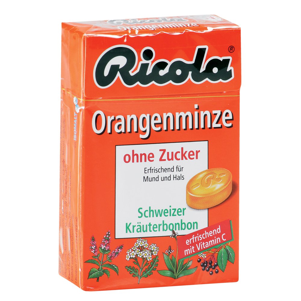 RICOLA o.Z.Box Orangenminze Bonbons