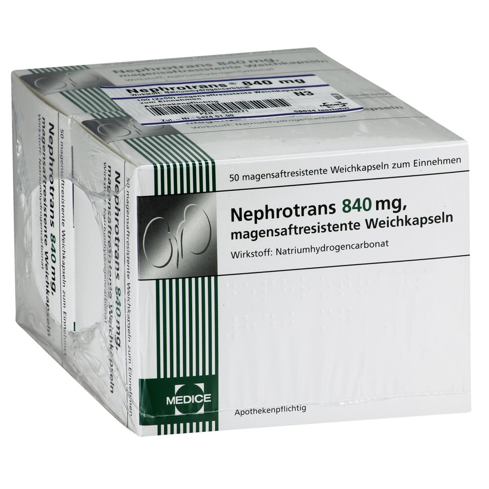 NEPHROTRANS 840 mg magensaftresistente Kapseln