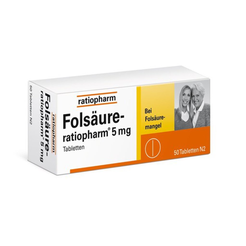 FOLSÄURE-RATIOPHARM 5 mg Tabletten