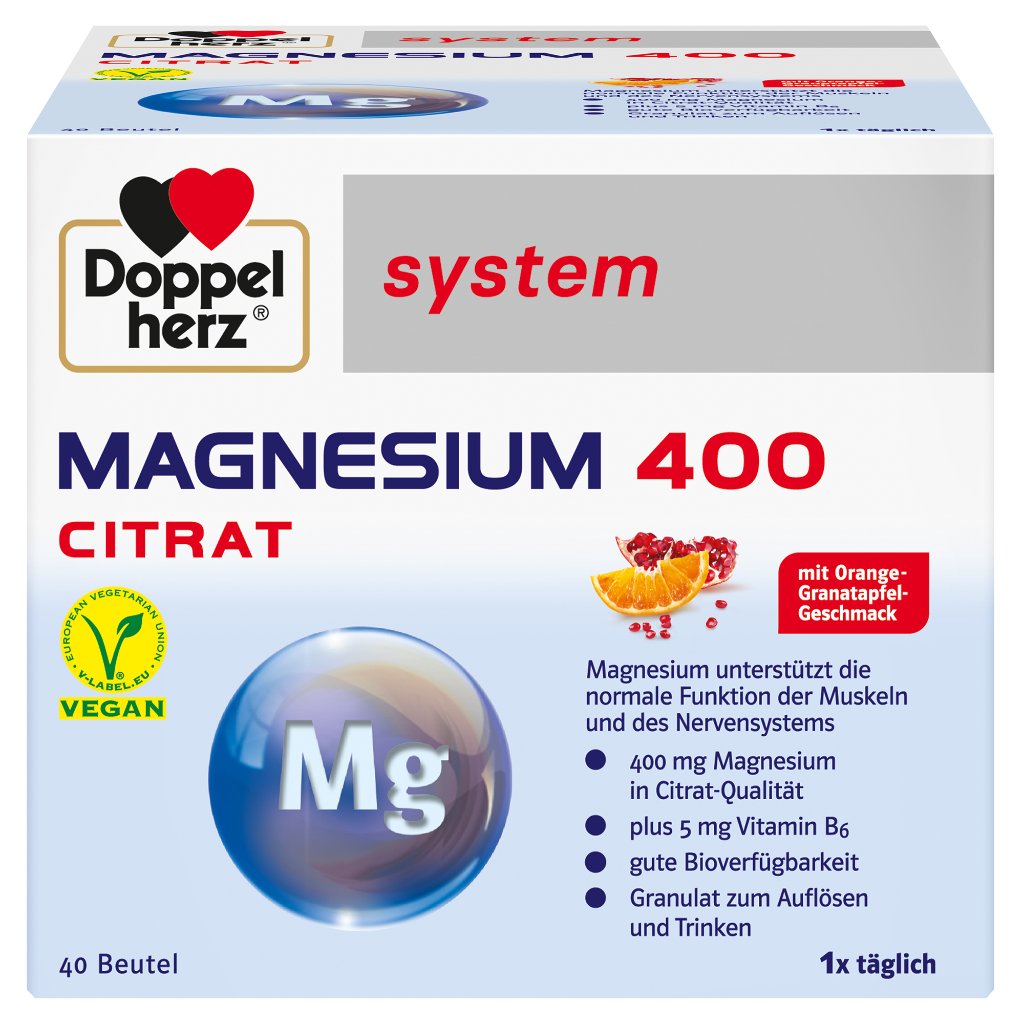 Doppelherz system Magnesium 400 Citrat