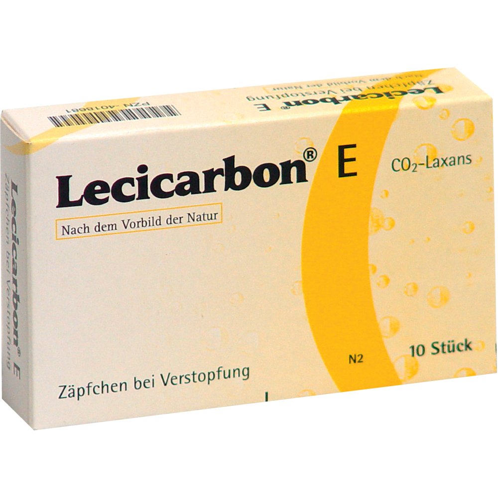 LECICARBON E CO2 Laxans Erwachsenensuppositorien