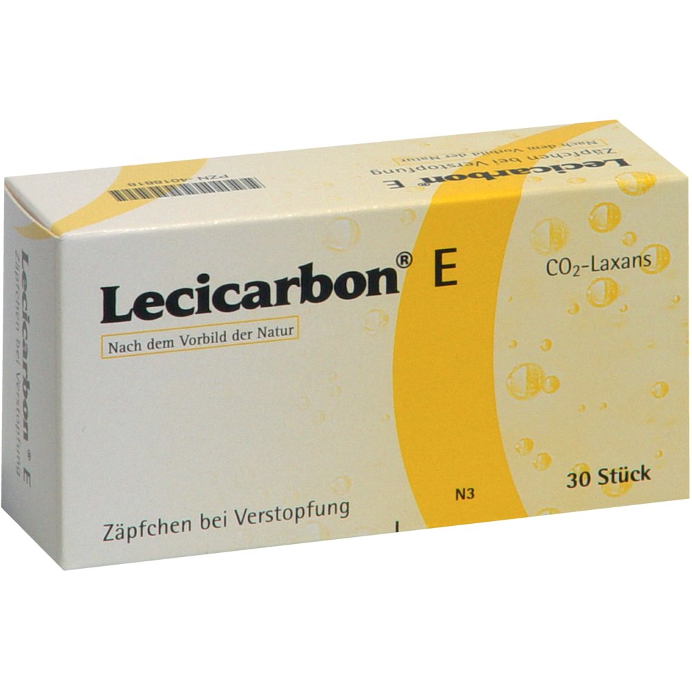 LECICARBON E CO2 Laxans Erwachsenensuppositorien