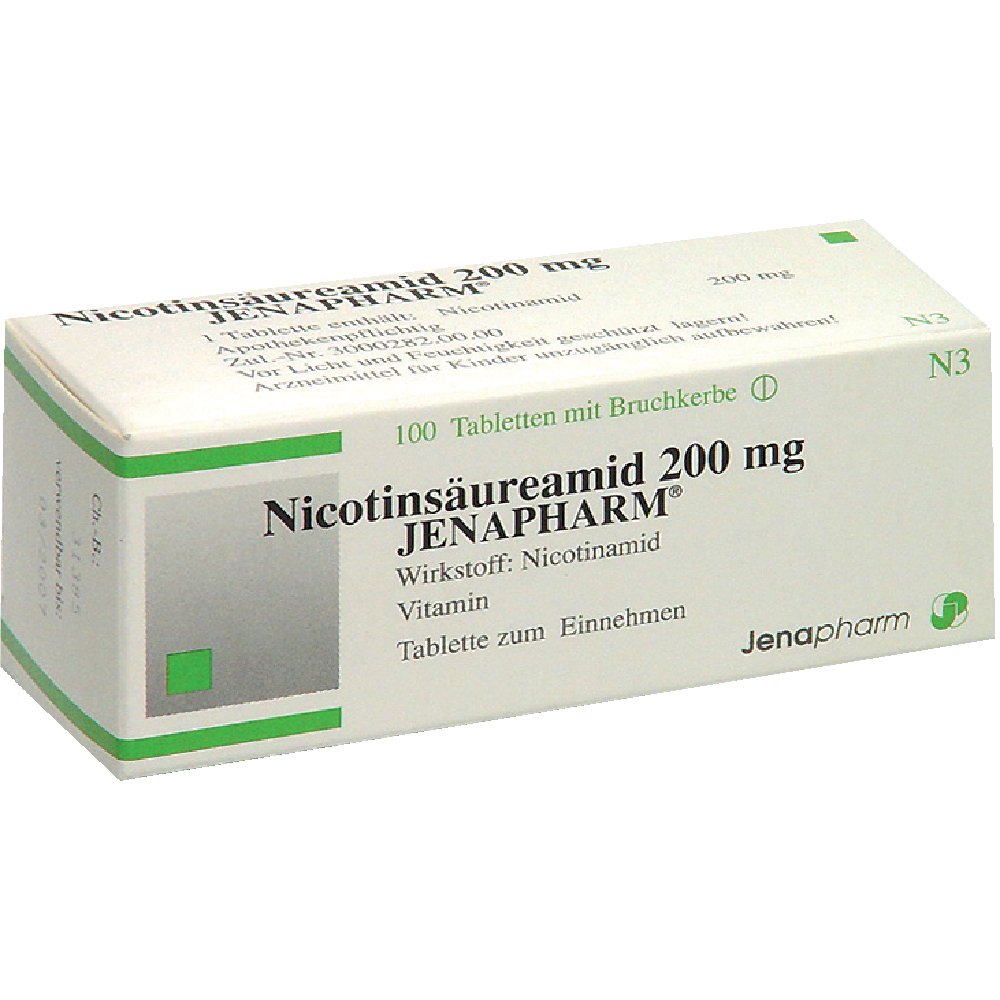 NICOTINSÄUREAMID 200 mg Jenapharm Tabletten