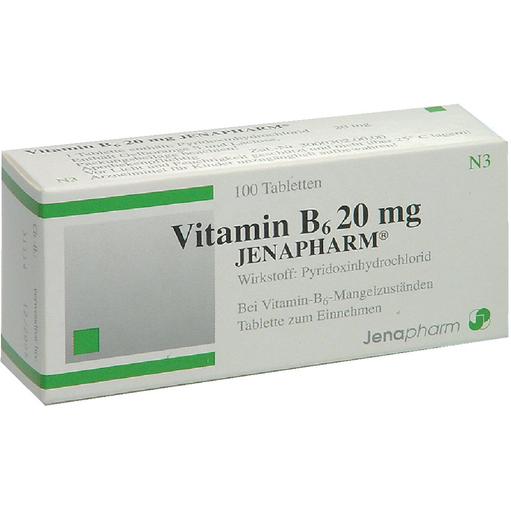 VITAMIN B6 20 mg Jenapharm Tabletten