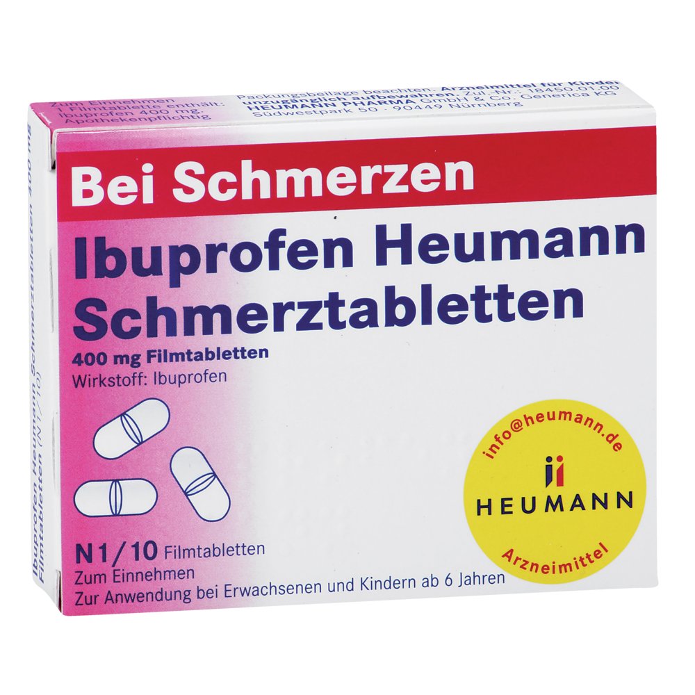 IBUPROFEN Heumann Schmerztabletten 400 mg