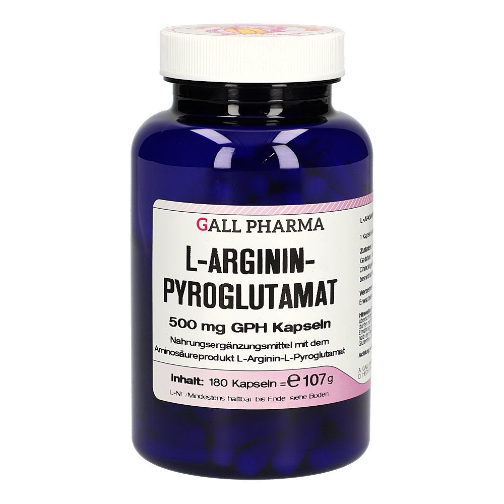 L-ARGININPYROGLUTAMAT 500 mg GPH Kapseln