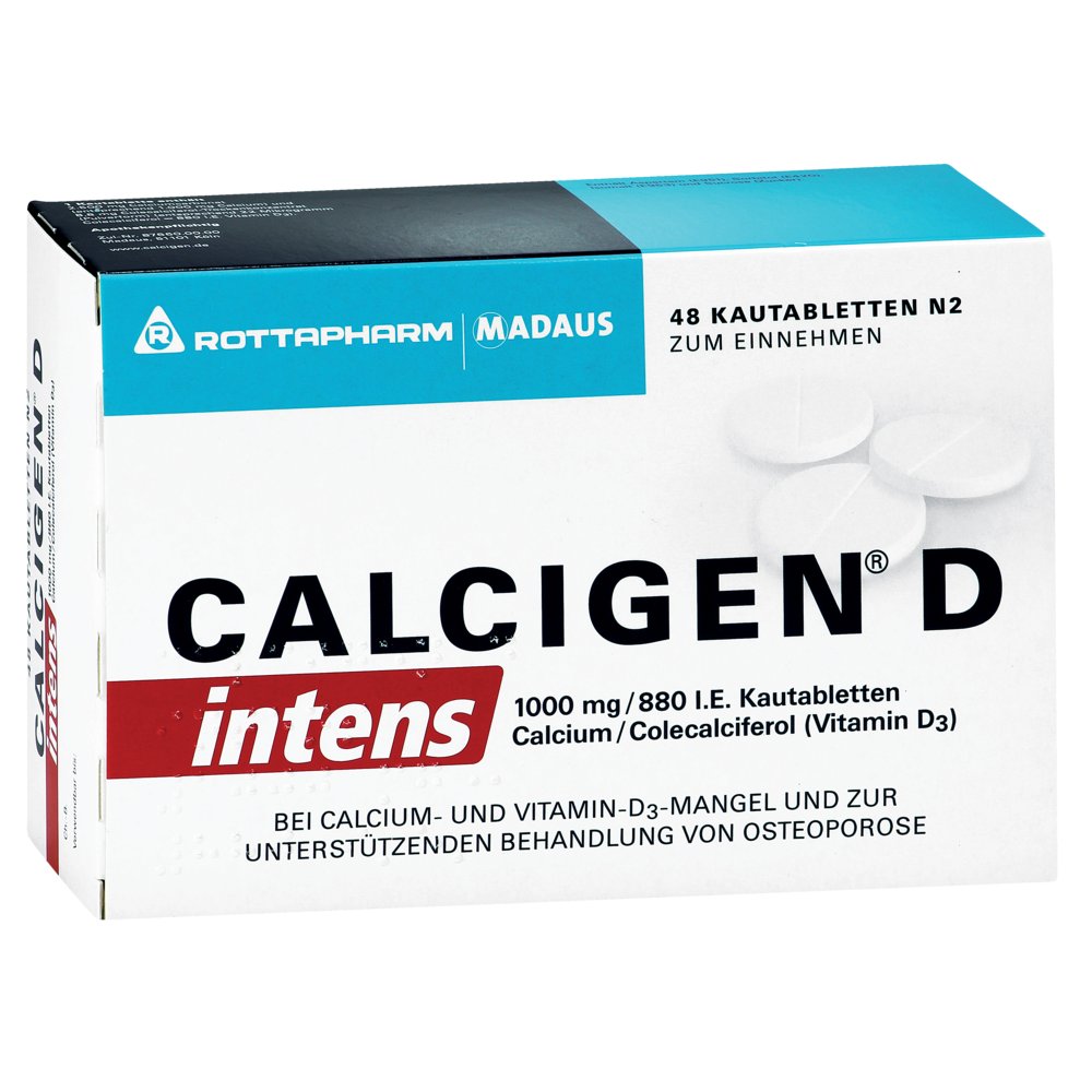 CALCIGEN D intens 1000 mg/880 I.E. Kautabletten
