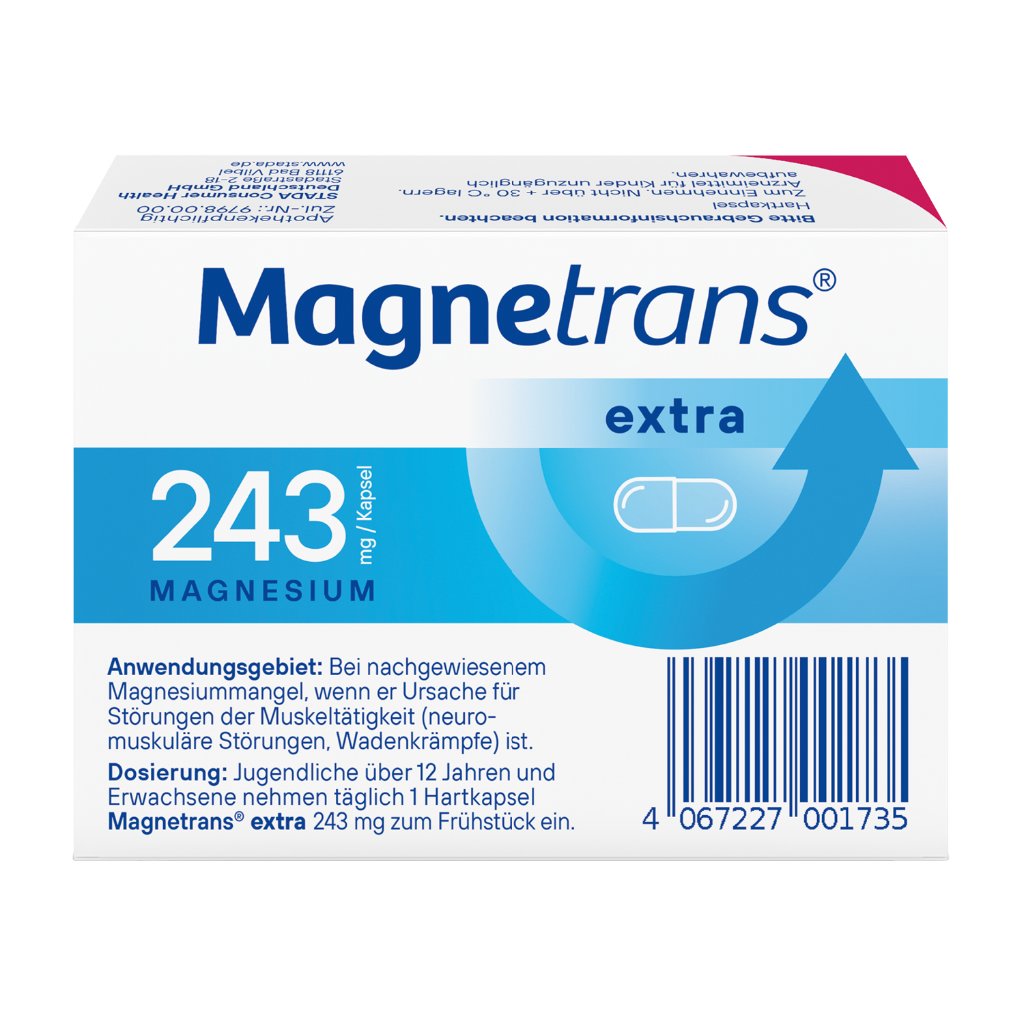 MAGNETRANS extra 243 mg Hartkapseln