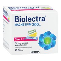 BIOLECTRA Magnesium 300 mg Direct Zitrone Sticks