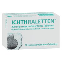 ICHTHRALETTEN 200 mg magensaftresistente Tabletten