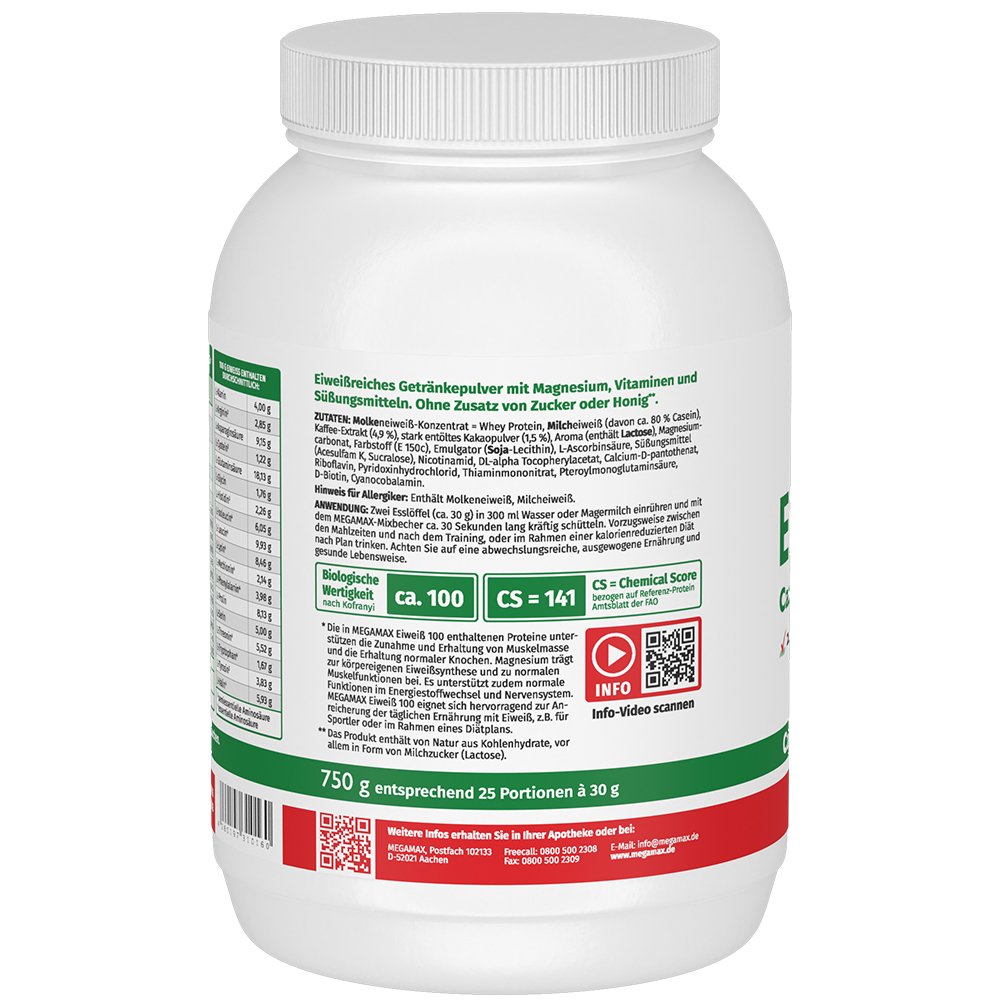 EIWEISS 100 Cappuccino Megamax Pulver