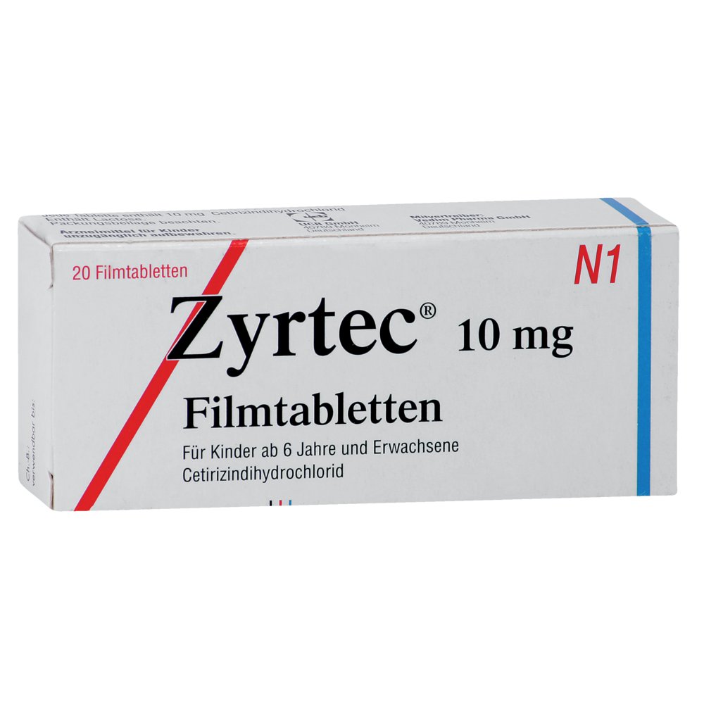 ZYRTEC 10 mg Filmtabletten