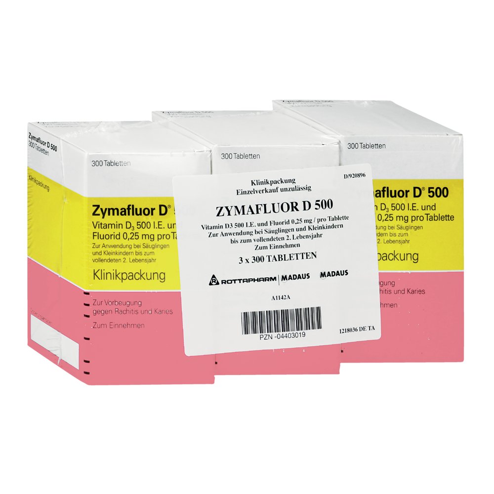 ZYMAFLUOR D 500 Tabletten