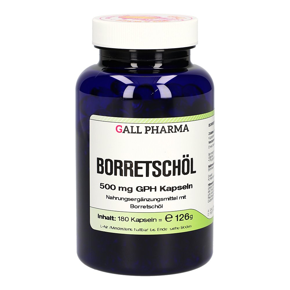 BORRETSCHÖL 500 mg GPH Kapseln