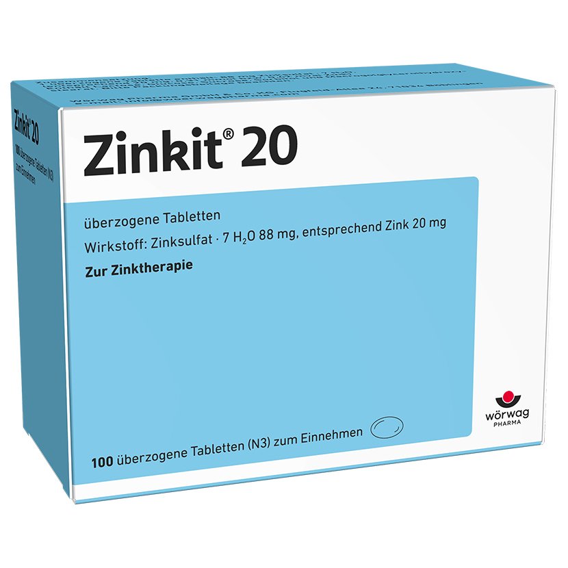 ZINKIT 20 überzogene Tabletten