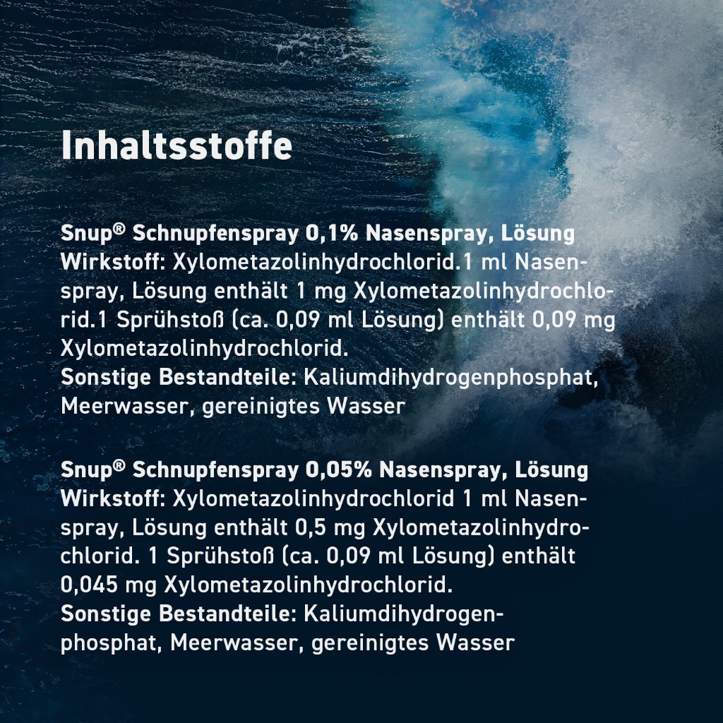SNUP Schnupfenspray 0,1% Nasenspray