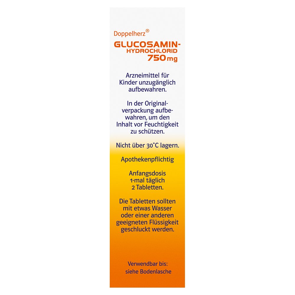 Doppelherz system 
Glucosamin - Hydrochlorid 750mg