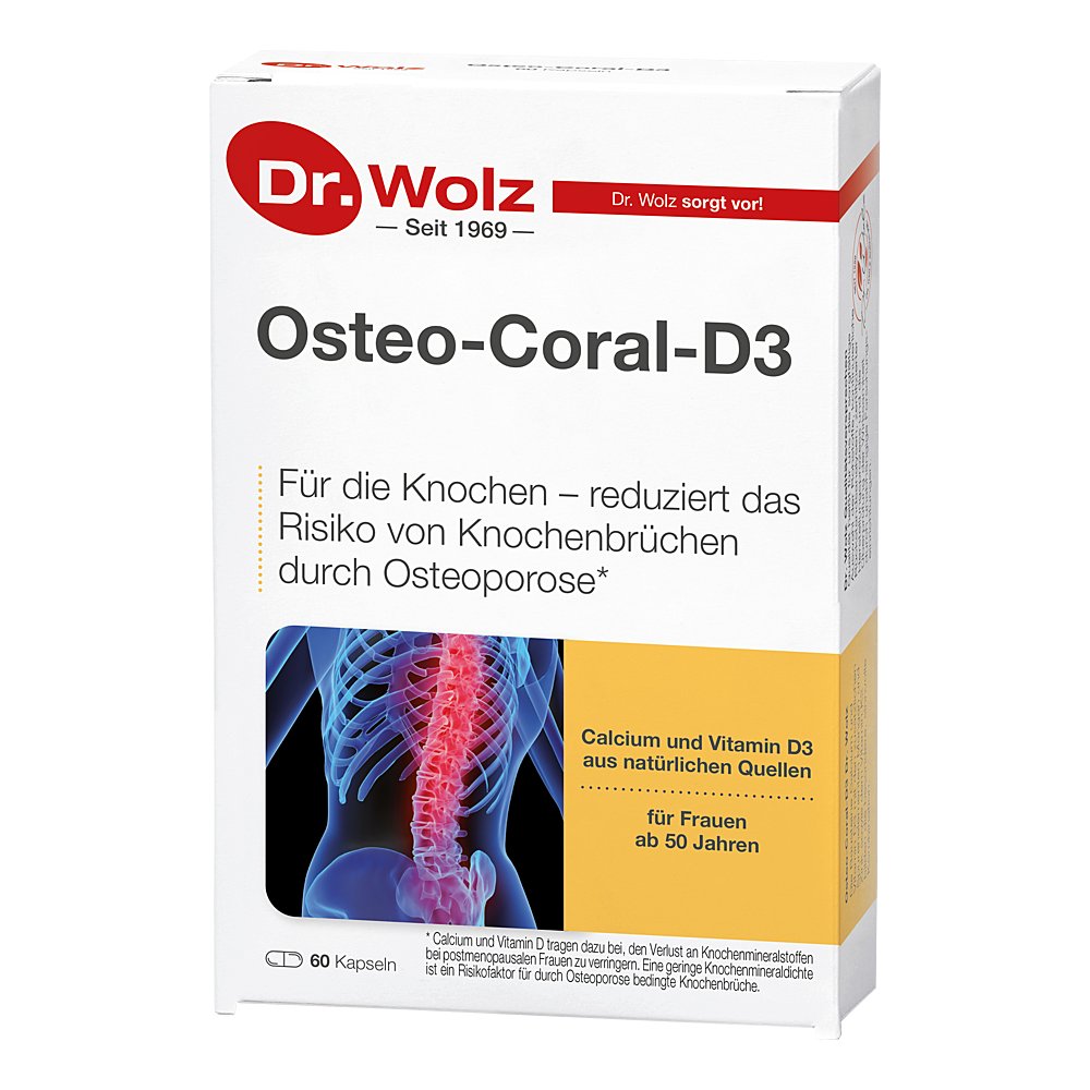 OSTEO CORAL D3 Dr.Wolz Kapseln