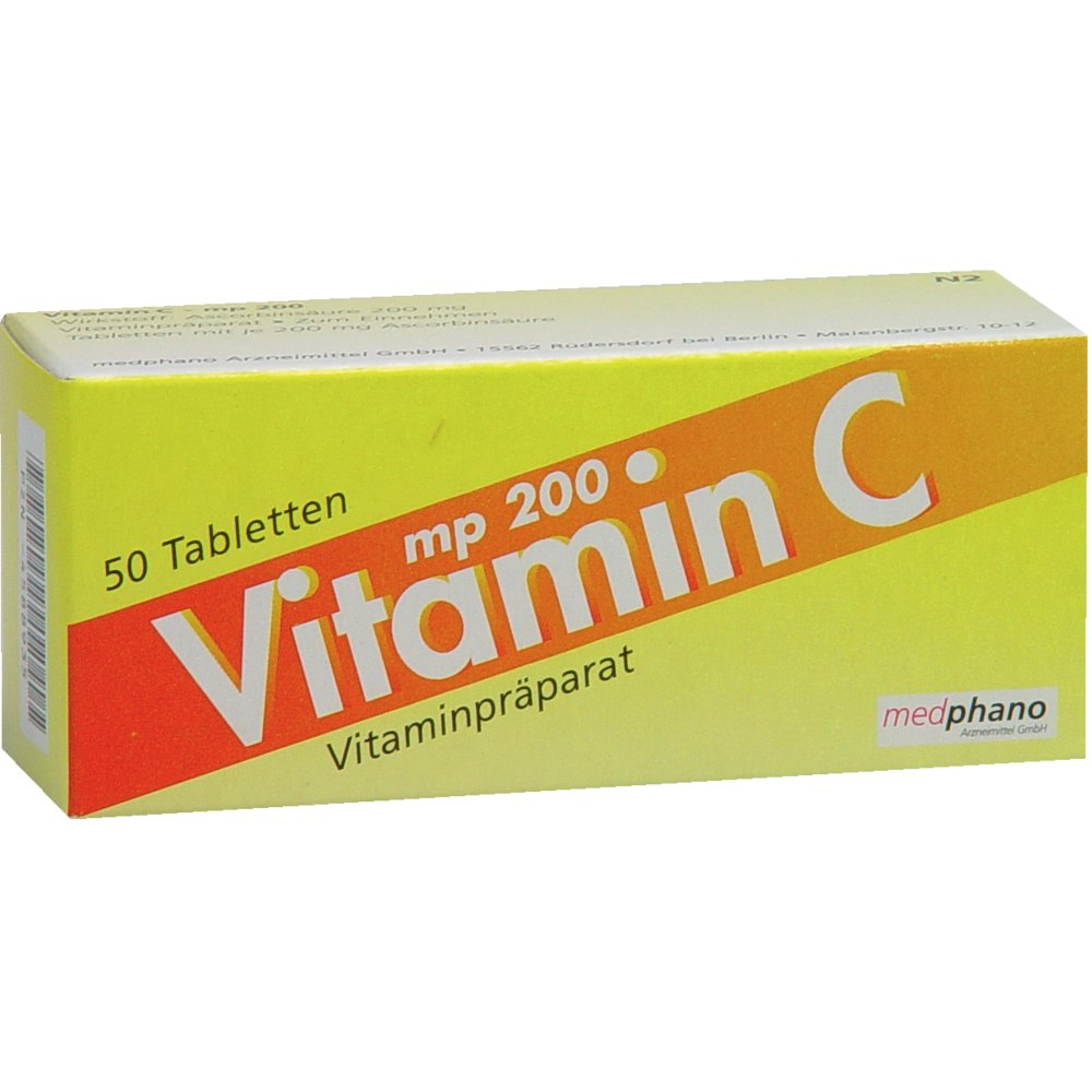 VITAMIN C 200 mg Tabletten