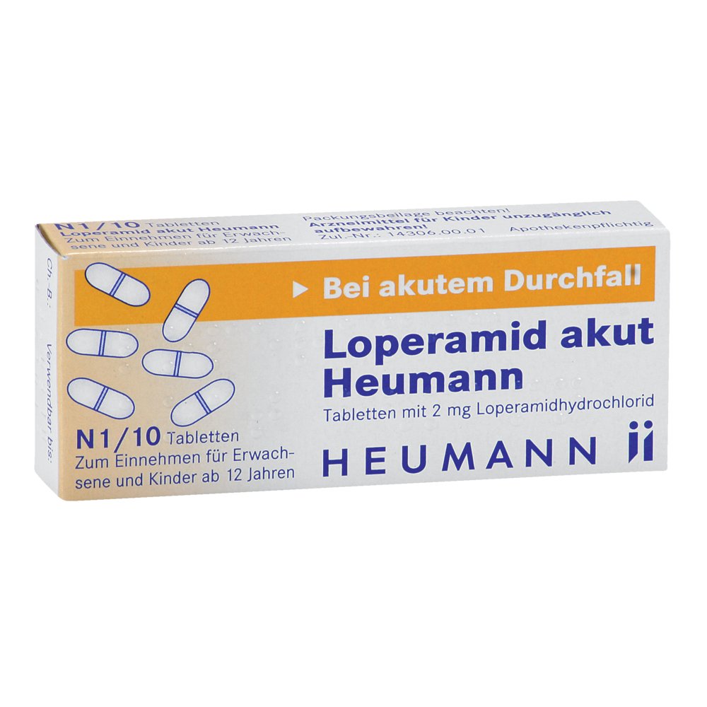 LOPERAMID akut Heumann Tabletten